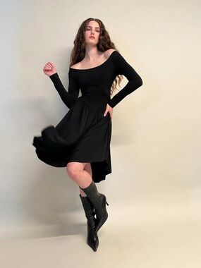 Danielle Guizio Sylvan long sleeve jersey dress